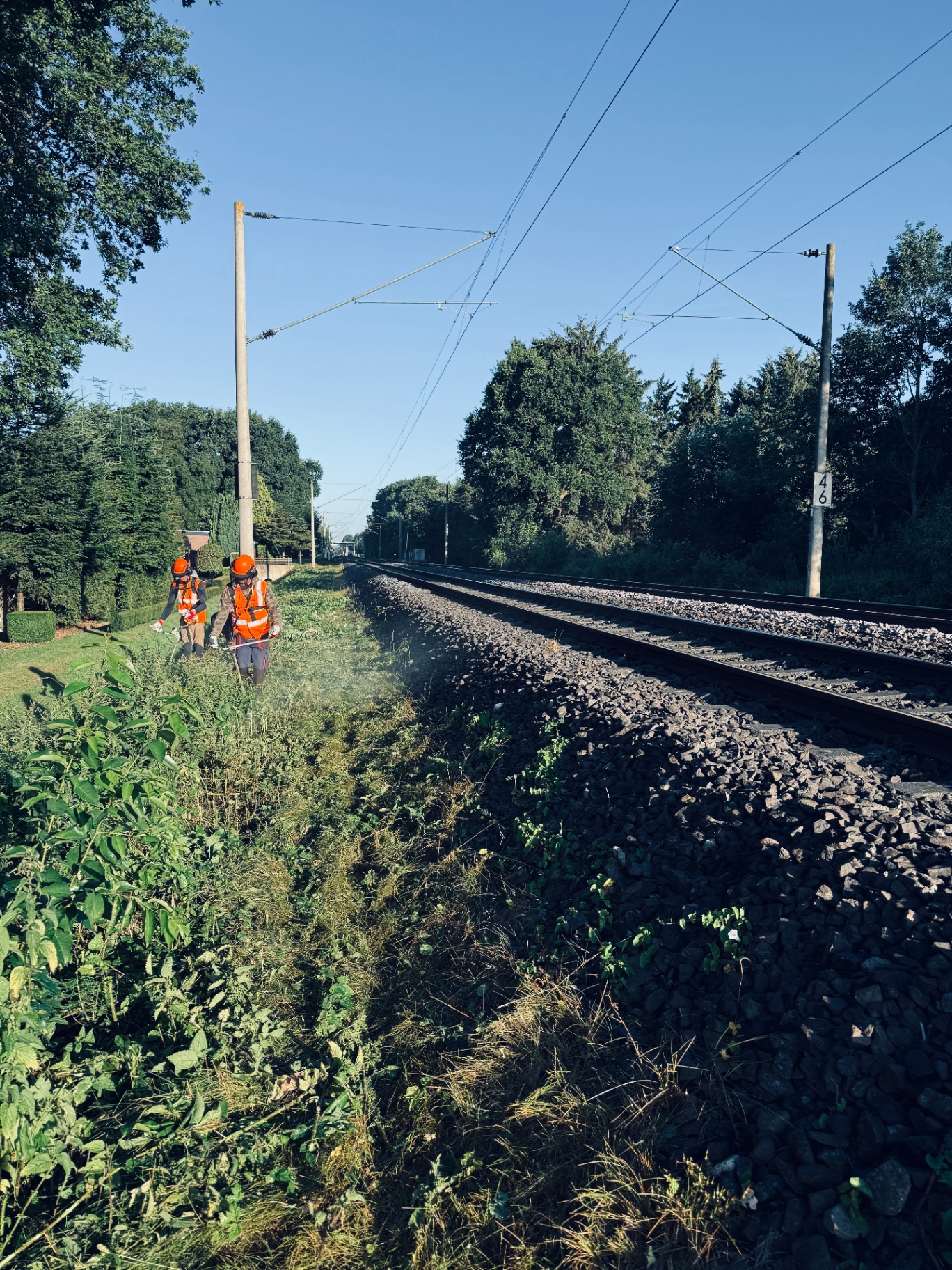 Unter der Oberleitung